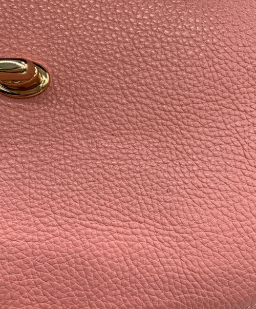 COACH（コーチ）COACH (コーチ) マーリー トップ ハンドル サッチェル ウィズ ウィップスティッチ ピンクの古着・服飾アイテム