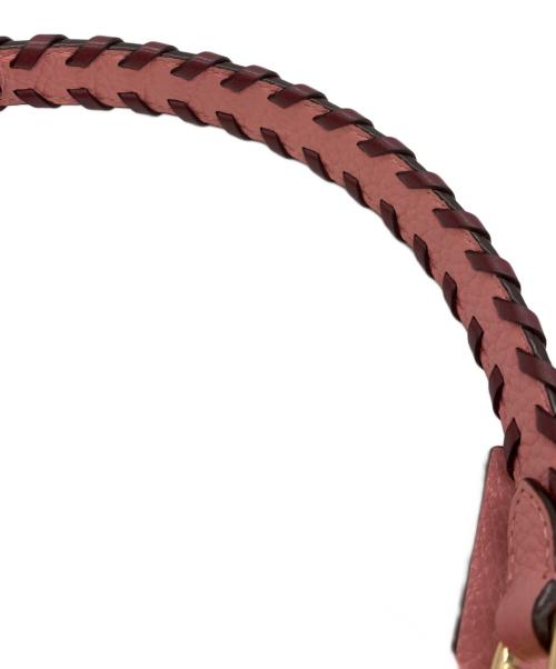 COACH（コーチ）COACH (コーチ) マーリー トップ ハンドル サッチェル ウィズ ウィップスティッチ ピンクの古着・服飾アイテム