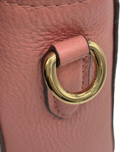 COACH（コーチ）COACH (コーチ) マーリー トップ ハンドル サッチェル ウィズ ウィップスティッチ ピンクの古着・服飾アイテム