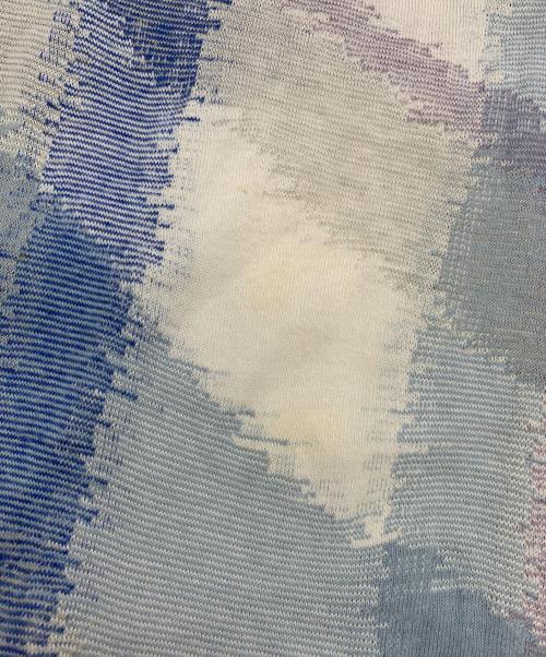 JURGEN LEHL（ヨーガンレール）JURGEN LEHL (ヨーガンレール) リネンコットンワンピース ブルー×パープル サイズ:Mの古着・服飾アイテム