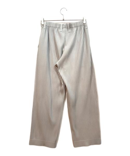 HOMME PLISSE ISSEY MIYAKE（オム プリッセ イッセイ ミヤケ）HOMME PLISSE ISSEY MIYAKE (オムプリッセ イッセイ ミヤケ) プリーツパンツ グレー サイズ:1の古着・服飾アイテム