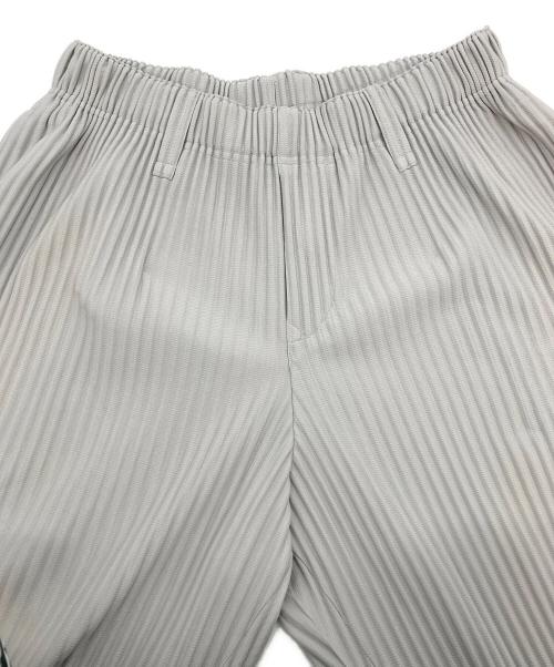 HOMME PLISSE ISSEY MIYAKE（オム プリッセ イッセイ ミヤケ）HOMME PLISSE ISSEY MIYAKE (オムプリッセ イッセイ ミヤケ) プリーツパンツ グレー サイズ:1の古着・服飾アイテム