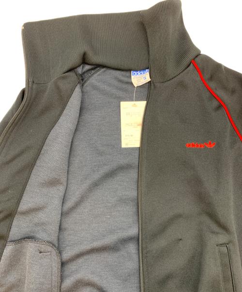 adidas（アディダス）adidas (アディダス) トラックジャケット ブラック×レッド サイズ:Sの古着・服飾アイテム
