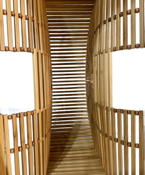 CULT GAIA（カルトガイア）CULT GAIA (カルトガイア) ハンドバッグ　Gaia's Ark ブラウンの古着・服飾アイテム