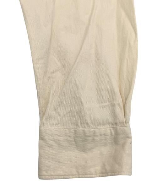 DANTON（ダントン）DANTON (ダントン) バンドカラーシャツ ベージュ サイズ:42の古着・服飾アイテム