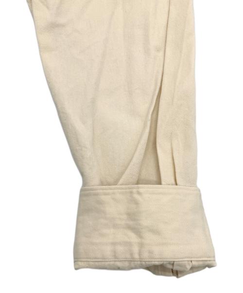 DANTON（ダントン）DANTON (ダントン) バンドカラーシャツ ベージュ サイズ:42の古着・服飾アイテム