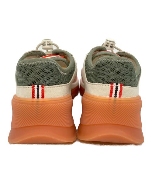 HUNTER（ハンター）HUNTER (ハンター) スニーカー ベージュ×ピンク サイズ:US5の古着・服飾アイテム