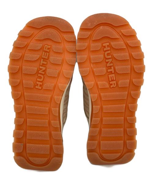 HUNTER（ハンター）HUNTER (ハンター) スニーカー ベージュ×ピンク サイズ:US5の古着・服飾アイテム