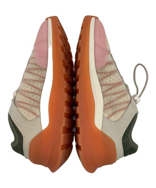 HUNTER（ハンター）HUNTER (ハンター) スニーカー ベージュ×ピンク サイズ:US5の古着・服飾アイテム