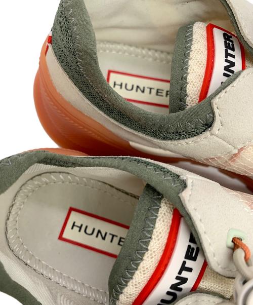 HUNTER（ハンター）HUNTER (ハンター) スニーカー ベージュ×ピンク サイズ:US5の古着・服飾アイテム