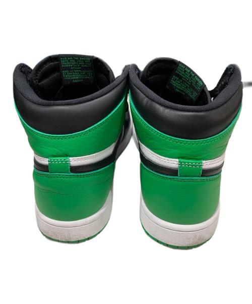 NIKE（ナイキ）NIKE (ナイキ) AIR JORDAN 1 RETRO HIGH OG ブラック×グリーン サイズ:26の古着・服飾アイテム
