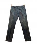 Maison Martin Margielaメゾンマルタンマルジェラ）の古着「デニムパンツ」｜ブラック