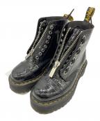 Dr.Martensドクターマーチン）の古着「クロコダイル調コンバットブーツ」｜ブラック