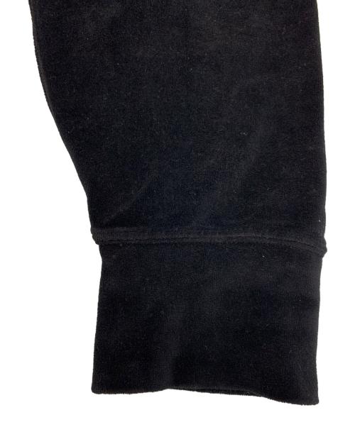 LES TIEN（レスティエン）LES TIEN (レスティエン) RHC Ron Herman (アールエイチシー ロンハーマン) exclusive Velour Hoodie ブラック サイズ:Lの古着・服飾アイテム