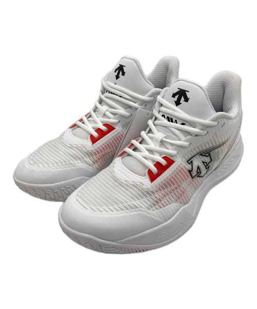 DESCENTE（デサント）DESCENTE (デサント) スニーカー ホワイト サイズ:26.5cmの古着・服飾アイテム