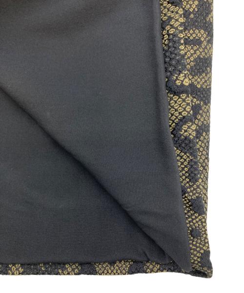 GUCCI（グッチ）GUCCI (グッチ) 半袖ワンピース ブラック×ベージュ サイズ:36の古着・服飾アイテム