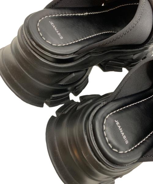 JEANASIS（ジーナシス）JEANASIS (ジーナシス) クロススポーツアツゾコサンダル ブラック サイズ:Lの古着・服飾アイテム