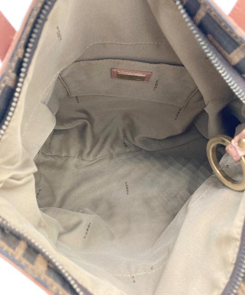 FENDI（フェンディ）FENDI (フェンディ) トートバッグ ブラウン×ピンクの古着・服飾アイテム