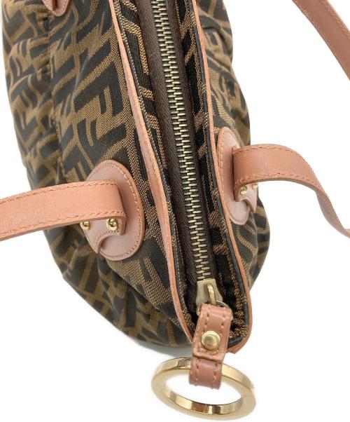 FENDI（フェンディ）FENDI (フェンディ) トートバッグ ブラウン×ピンクの古着・服飾アイテム