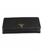 PRADAプラダ）の古着「長財布」｜ブラック