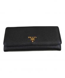 PRADA（プラダ）の古着「長財布」｜ブラック
