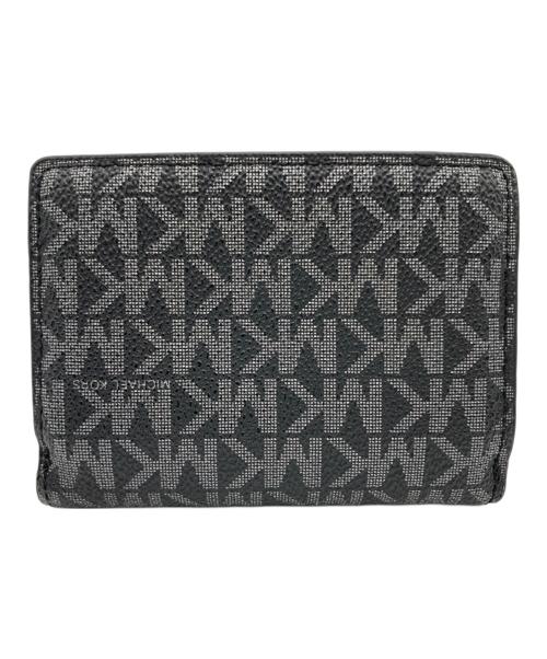 MICHAEL KORS（マイケル・コース）MICHAEL KORS (マイケルコース) 2つ折り財布 ブラックの古着・服飾アイテム