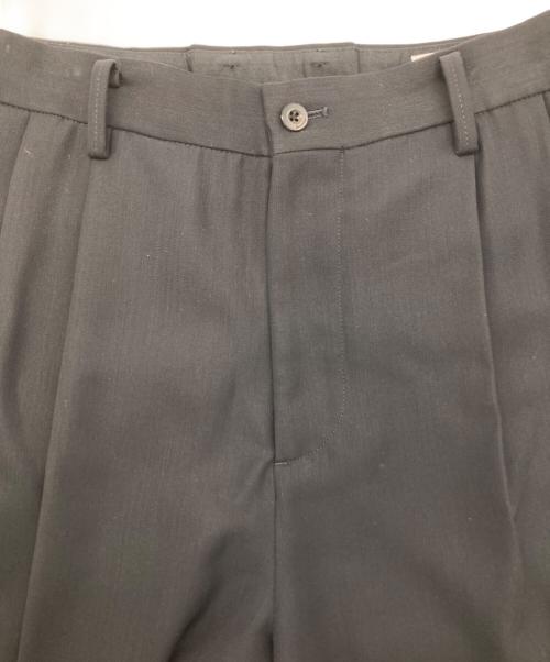 IRENISA（イレニサ）IRENISA (イレニサ) TWO TUCKS WIDE TROUSERS ネイビー サイズ:2の古着・服飾アイテム