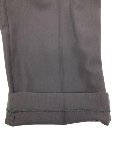 IRENISA（イレニサ）IRENISA (イレニサ) TWO TUCKS WIDE TROUSERS ネイビー サイズ:2の古着・服飾アイテム