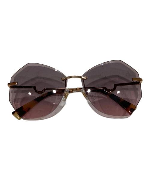 MIU MIU（ミュウミュウ）MIU MIU (ミュウミュウ) サングラス パープル×ブラウンの古着・服飾アイテム