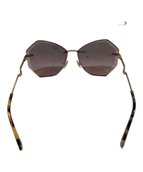 MIU MIU（ミュウミュウ）MIU MIU (ミュウミュウ) サングラス パープル×ブラウンの古着・服飾アイテム