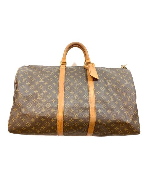LOUIS VUITTON（ルイ ヴィトン）LOUIS VUITTON (ルイ ヴィトン) キーポル・バンドリエール55 ブラウンの古着・服飾アイテム