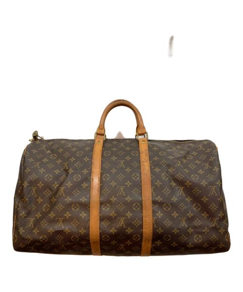 LOUIS VUITTON（ルイ ヴィトン）LOUIS VUITTON (ルイ ヴィトン) キーポル・バンドリエール55 ブラウンの古着・服飾アイテム