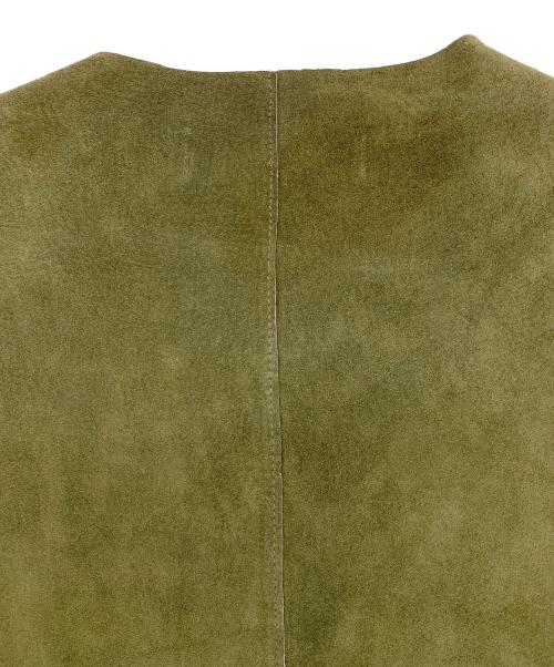 HAROLD’S GEAR（ハロルズギア）HAROLD’S GEAR (ハロルズギア) レザージャケット カーキ サイズ:Mの古着・服飾アイテム