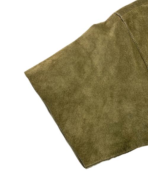 HAROLD’S GEAR（ハロルズギア）HAROLD’S GEAR (ハロルズギア) レザージャケット カーキ サイズ:Mの古着・服飾アイテム