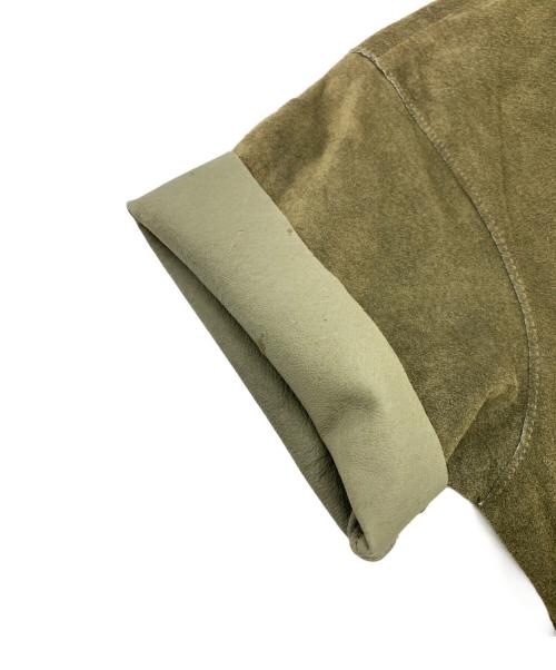 HAROLD’S GEAR（ハロルズギア）HAROLD’S GEAR (ハロルズギア) レザージャケット カーキ サイズ:Mの古着・服飾アイテム