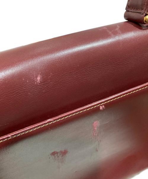 Cartier（カルティエ）Cartier (カルティエ) ハンドバッグ レッドの古着・服飾アイテム