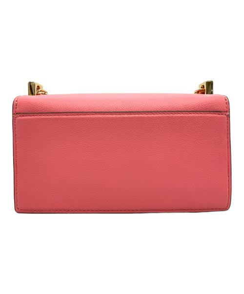 Kate Spade（ケイトスペード）Kate Spade (ケイトスペード) Deco mini flap chain crossbody ピンクの古着・服飾アイテム