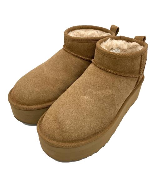 UGG（アグ）UGG (アグ) Classic Ultra Mini Platform ブラウン サイズ:US7の古着・服飾アイテム