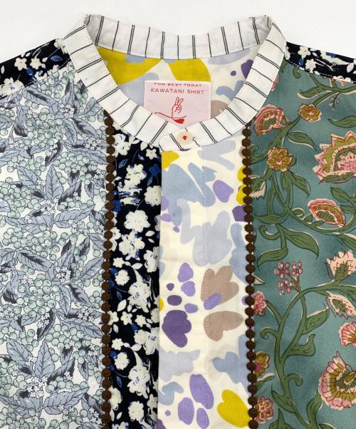 河谷シャツ（カワタニシャツ）河谷シャツ (カワタニシャツ) シャツワンピース マルチカラー サイズ:Mの古着・服飾アイテム