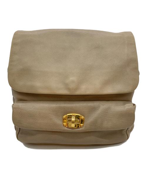 MIU MIU（ミュウミュウ）MIU MIU (ミュウミュウ) 2WAYバッグ グレーの古着・服飾アイテム