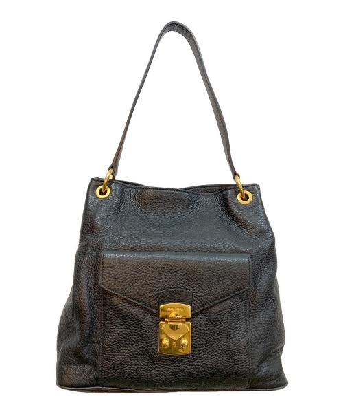 MIU MIU（ミュウミュウ）MIU MIU (ミュウミュウ) ショルダーバッグ ブラックの古着・服飾アイテム