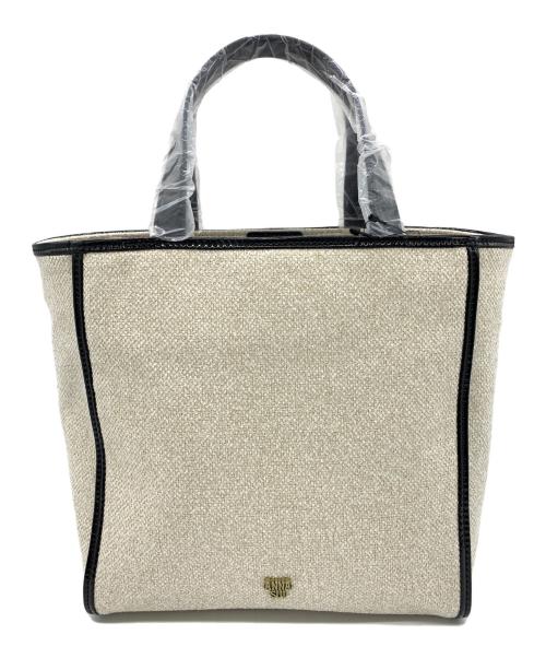 ANNA SUI（アナスイ）ANNA SUI (アナスイ) ディア ハンドバッグ アイボリー×ブラック 未使用品の古着・服飾アイテム