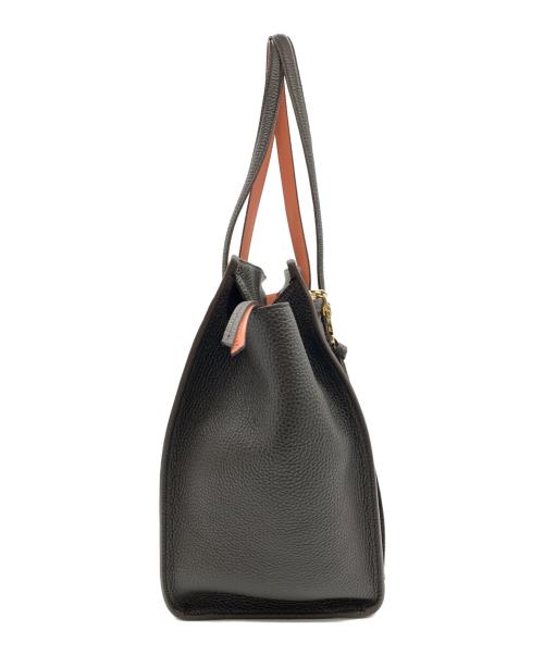 Salvatore Ferragamo（サルヴァトーレ フェラガモ）Salvatore Ferragamo (サルヴァトーレ フェラガモ) ガンチーニトートバッグ チャコールグレーの古着・服飾アイテム