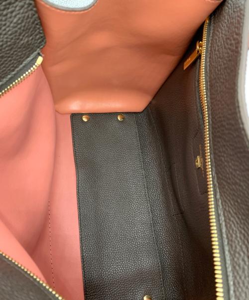 Salvatore Ferragamo（サルヴァトーレ フェラガモ）Salvatore Ferragamo (サルヴァトーレ フェラガモ) ガンチーニトートバッグ チャコールグレーの古着・服飾アイテム