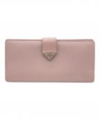 PRADAプラダ）の古着「長財布」｜ピンク