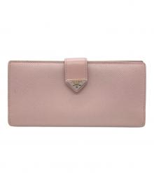 PRADA（プラダ）の古着「長財布」｜ピンク