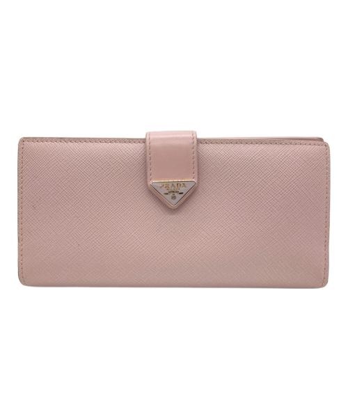 PRADA（プラダ）PRADA (プラダ) 長財布 ピンクの古着・服飾アイテム