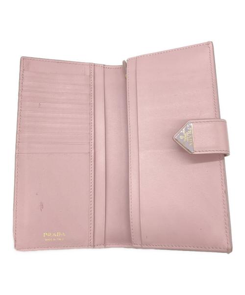 PRADA（プラダ）PRADA (プラダ) 長財布 ピンクの古着・服飾アイテム