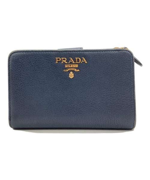 PRADA（プラダ）PRADA (プラダ) 財布 ネイビーの古着・服飾アイテム