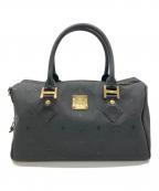 MCMエムシーエム）の古着「ボストンバッグ」｜ブラック